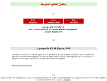 Tablet Screenshot of bem-algerie.net