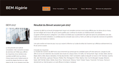 Desktop Screenshot of bem-algerie.com